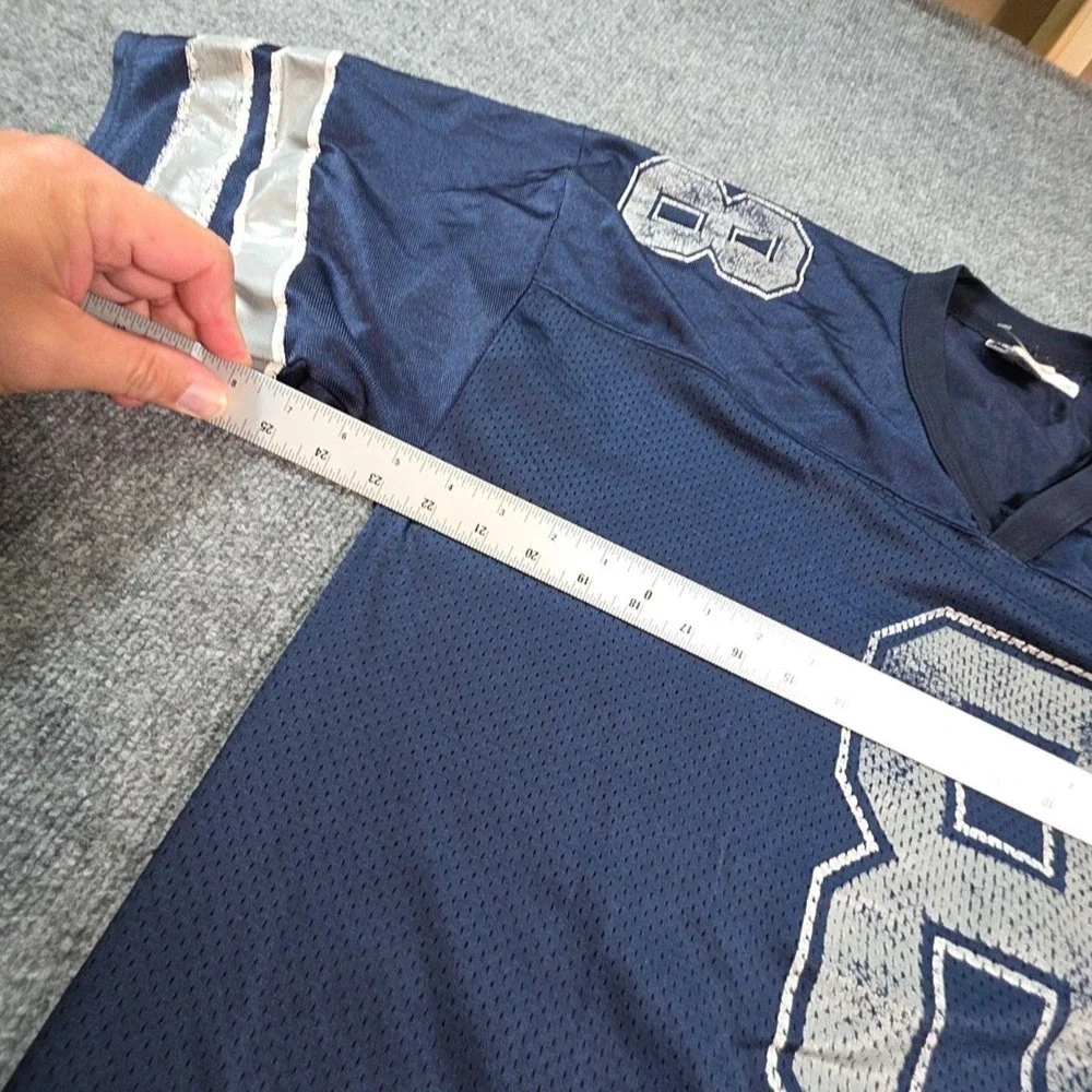 Vintage Dallas Cowboys Jersey Mens XL Blue NFL Football Aikman Logo Athletic 90s